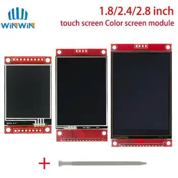 1.8/2.4/2.8 colių TFT LCD jutiklinis ekranas spalvotas ekranas modulis Spalvotas LCD Modulis Sąsaja SPI 128*160 240*320 Dėl minėto sprendimo Arduino