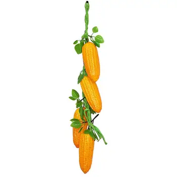 1 String Dirbtinis Daržovių Tikroviška Kukurūzų Netikrą Imituojamas Daržovių Nuotrauka Prop Namuose Kabo Apdaila