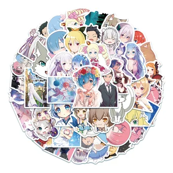 10/30/50PCS Anime Re:Gyvenimas kitame Pasaulyje Nuo Nulio Rem Lipdukai Bagažo Nešiojamąjį kompiuterį 