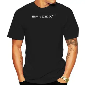 100% Medvilnės O-kaklo Užsakymą Išspausdinti Vyrų marškinėliai SpaceX Moterys T-Shirt
