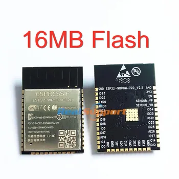 10VNT ESP32-WROOM-32D 4MB 8MB 16 MB Flash Atminties ESP32-WROOM-32D-N16 Wi-Fi+BT+WS ESP32 Modulis Espressif Originalas