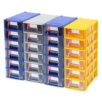 10vnt Vienas Plastikiniai Aparatūros Dalys, Sandėliavimo Dėžės Komponentas Varžtų Rinkinys Kartu Spintoje Rack Kūrimo Bloką Stalčių Atveju