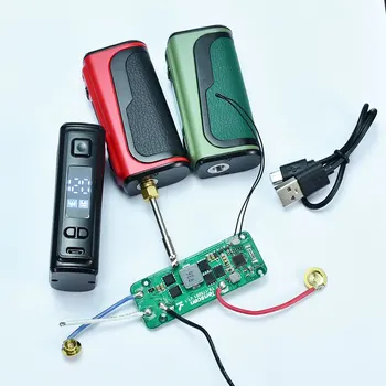 120w Elektros lituoklio rinkinys Greitai, Šildymo, Suvirinimo Įrankis su USB led temperatūros reguliatoriumi Elektros lituoklio
