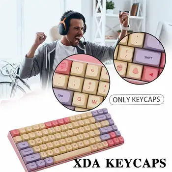 132 Klavišus PBT Keycap DAŽŲ-SUB XDA Profilis, anglų, Japonų Asmeninį Keycaps Marshmallow Mechaninė Klaviatūra Žaidėjus V5W8