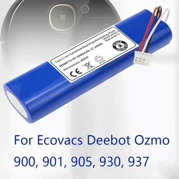 14,4 V 6800mAh Robotas Dulkių siurblys Baterija skirta Ecovacs Deebot Ozmo 900, 901, 905, 930, 937