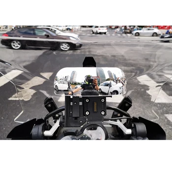 180° Plataus Kampo Objektyvas Reguliuojamas Motociklo Galinio Vaizdo Blind Spot Eliminator