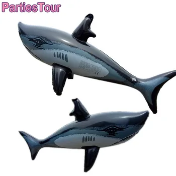 1pc Super Pripučiami Gyvūnai Ryklys Kolbų Žaislas, skirtas Ryklių Teminius Šalis Baseinas Reikmenys Didelis Banginis Gimtadienio Dovanos Vaikams ir Suaugusiems
