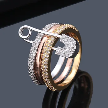 2020 m. Naujo Dizaino žiogelis Žiedas Moterims, Specialios Klasikiniai Žiedai Mergina Rose Gold Mišrios Spalvos AAA Cirkonis bižuterijos Dovanų Šalis