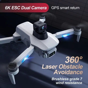 2022 Naujas F8S Drone 5G GPS HD 8K vaizdo Kamerą Profesinės Vengimo Brushless Variklio, Sulankstomas Quadcopter RC 2000m Perdavimo Žaislai