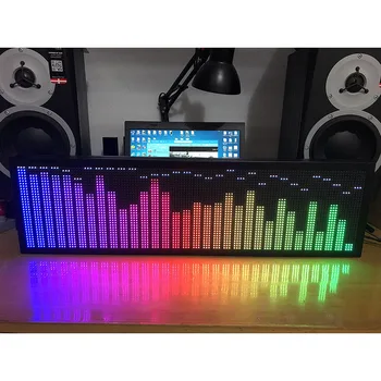 2022 naujas P2 P5.5 profesinio full RGB balso kontrolės nuotolinio valdymo muzikos spektro ekranas KTV ritmas, šviesos 160 režimas
