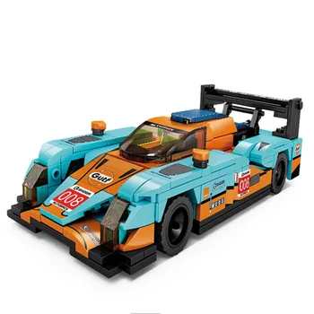2023 NAUJAS SS Greitis Čempionų Serijos Orange 008 Garsaus Superautomobilį bolidą, Sporto Pastatų Blokų, Plytų Rinkiniai Klasikinis Modelis