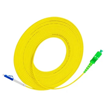 2m fibra optica SC APC LC UPC Simplex PVC Single Mode Fiber Patch Cable Jumper Pluošto Pleistras Laido optinio Pluošto Kabelis, SC, LC