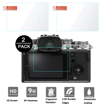 2Pack Grūdintas Stiklas FUJI Fujifilm X-T4 X-T30 X-100V Storis 2.5 D HD skaidraus Stiklo Screen Protector Skaitmeninis Fotoaparatas Filmas