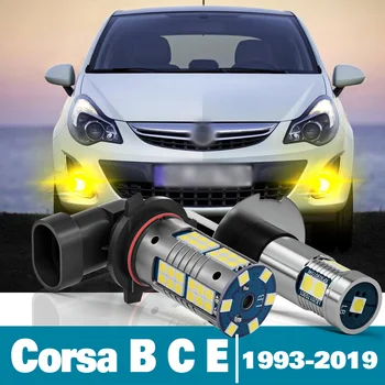 2vnt LED Rūko žibintų Opel Corsa B C E Priedai 1993-2019 2007 2008 2009 2010 2011 2012 2013 2014 2015 2016 2017 2018
