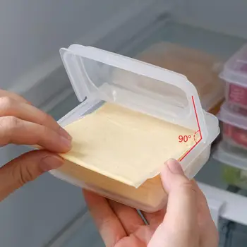 2VNT Sviestas, Sūris talpinimo Nešiojamą Šaldytuvą Vaisių, Daržovių, Šviežių palaikymo Organizatorius Box Skaidri Sūris Bakas