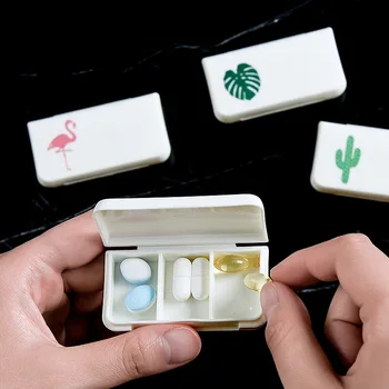 3 Tinklų Mini Nešiojamieji Tabletes Atveju Plastikiniai Kelionės Medicina Lauke Tabletės Tablečių Laikymo Organizatorius Lango Turėtojas Konteinerių Balionėlis Atveju