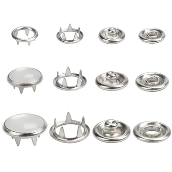 30sets 9,5/11mm gryno vario perlų papuošalui vaikų drabužių mygtukai su penkių nagai montavimo įrankių priedai kostiumas sagtis