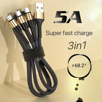 3in1 USB Duomenų Kabelį, skirtą 