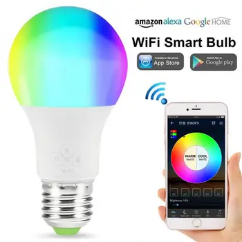 4.5 W WiFi Smart Lemputės Suderinamos Su Alexa 