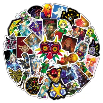 50 Legend of Zelda Anime Žaidimas Lipdukai 