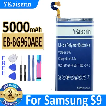 5000mAh YKaiserin Battery EB-BG960ABE Samsung GALAXY S9 G9600 Baterija EBBG960ABE G960F SM-G960 Pakeisti Telefono batteria