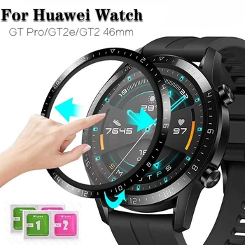 9H Premium Grūdintas Stiklas Huawei Žiūrėti GT2 GT 2 46MM 42MM GT3 Runner Smartwatch Screen Protector Sprogimų Kino Dirželiai