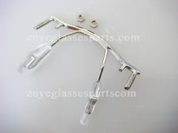 akinių remontas dalis nosies tiltas,varžtas ant sidabro, nerūdijančio plieno, nosies tiltas taškus optinio kadro,pakeitimo TB-279 sidabrinė