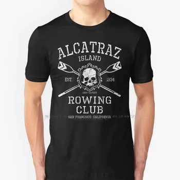 Alcatraz Irklavimo Klubas Marškinėliai 100% Grynos Medvilnės Alcatraz Alcatraz Alcatraz Alcatraz Pataisos San Francisco Bay Area