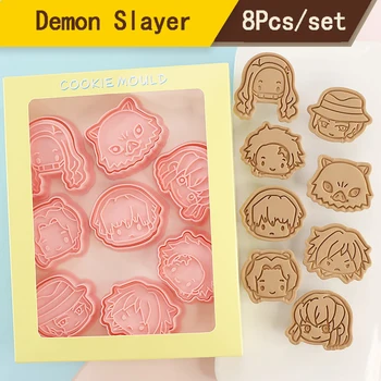 Anime Demon Slayer Cookie Cutters Formų Rinkinys 