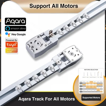 Aqara Smart Užuolaidų Kelio Privačių Užsakymą Zigbee Elektrinis Užuolaidų Geležinkelių Valdymo Sistema Aqara B1 A1 Xiaomi Youping Wifi Variklis