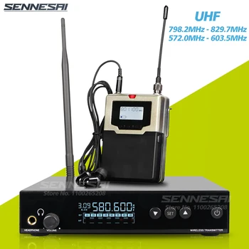 Aukščiausios Kokybės！KN-560 UHF Stereo Belaidžio Ausyje Garso Stebėjimo Sistema Prieinama keliomis Juostomis, Etapą,Koncertas ir Kalbos