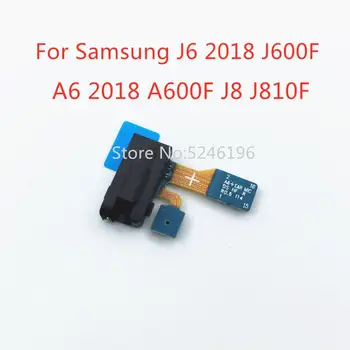 Ausinės Ausinių Audio jungtis Flex Kabelis Samsung Galaxy J6 2018 J600F A6 2018 A600F J8 J810FSocket Jack Uoste Su Mikrofonu