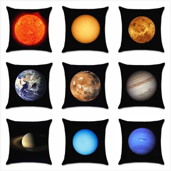 Aštuonių planetų saulės sistemos vaikams dovanų spausdinti pagalvėlė padengti Kėdės sėdynė sofa Apdailos Namų draugas pateikti Užvalkalas