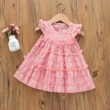 Bamblys Baby Princess Suknelės 2021 Naujas Vasaros Newbron Kūdikių Gėlių Suknelės Gėlių Kostiumai Vaikams Mergaitėms Mielas
