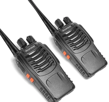 Bao feng walkie talkie 2 vnt įtraukti du būdu radijo imtuvai (BF-888S pelninga radijo galingas Push-mygtukas telefono medžioklės