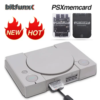 Bitfunx Psxmemcard PS1 Atminties Kortelė SONY Playstation 1 PS One Konsolę issaugoti Duomenis