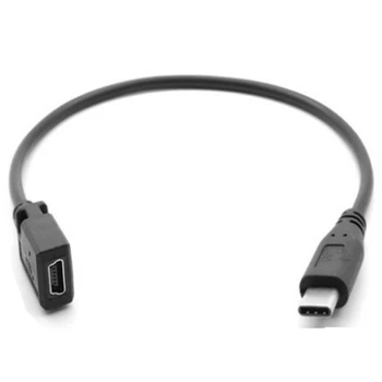 C tipo USB 3.1 Vyrų ir Mini Micro USB Moterų Įkrovimo Duomenų Kabelis Laido Adapteris