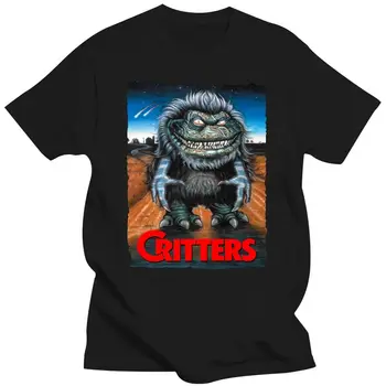 Critters 1 Filmo Plakatas Homme T-Shirt Vyrai Streetwear 2019 Tshirts Sporto Karalius T Marškinėliai Juodi Ir Balti Marškinėliai, Xxxxl