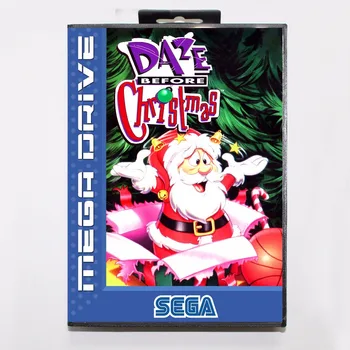 Daze Prieš Kalėdas 16 bitų MD Žaidimo Kortelės Su Mažmeninės Langelyje Sega Mega Drive