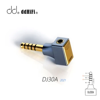 DD ddHiFi Naujas DJ30A 2021 3.5 mm Moteris 4.4 mm Male Adapter Cayin Taf Fiio Hiby Shanling ir kt.