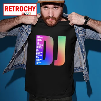 Disc Jockey Muzikos Mokyklos T-Shirt DJ Club Deejay Marškinėliai vyrams, DJ Mode marškinėlius Technics 