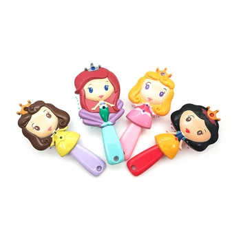 Disney Šukos Princesė snieguolė Undinė Animacinių filmų 3D trimatis Patogus Oro Pagalvės Šukos Dovana Mergaitėms, Žaislai