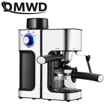 DMWD MINI Espresso Kavos Garą Pieno Putos Burbulas Mašina Pusiau Automatinė Daugiafunkcį Kapučino Kavinėje Kavos virimo aparatas italijos 5Bar