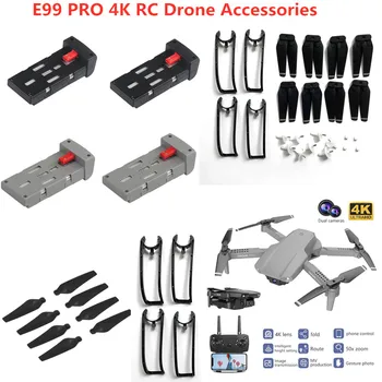 E99 Pro E99 Pro2 4K RC Drone Atsarginės Dalys, 3,7 V baterija 1800mAh/Propeleris/Apsaugoti rėmas E99 PRO 2 RC Drone Priedai E99 USB