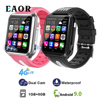 EAOR H1 Vaikai Smart Žiūrėti 4G Android 9.0 GPS Padėties nustatymo WiFi Telefone Žiūrėti Vaikams Vandeniui Vaikų Smartwatch Vaikai Tracker