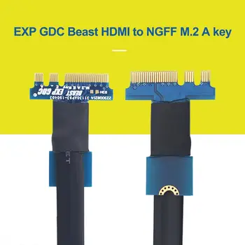 EXP GDC Žvėris HDMI NGFF M. 2 pagrindinis Kabelis Sąsiuvinis Išorės PCI-E vaizdo plokštė Atskiros Sąsajos Kabelis Kompiuterių Priedai
