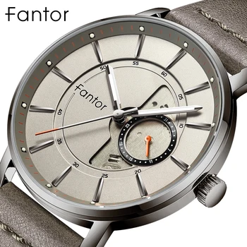 Fantor Top Brand Verslo Vyrų Žiūrėti Prabangių Mados Odos Atsitiktinis Kvarciniai Laikrodžiai reloj hombre Vyrų Laikrodis 2022 Dizainas