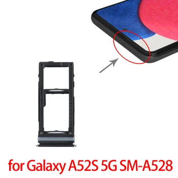 Galaxy A52S SIM Kortelės Dėklas + SIM Kortelės Dėklas / Micro SD Kortelės Dėklas Samsung Galaxy A52S 5G SM-A528