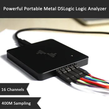 Galingas USB Pagrįstas Logika Analizatorius Paramos Aukščio Ribą, Nešiojamų Metalo DSLogic 4 Kanalų/400 MHZ 8 Kanalų/200 MHZ