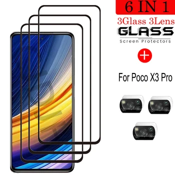 Grūdintas Stiklas Xiaomi Poco X3 Pro Screen Protector, Stiklo Xiaomi Poco X3 Pro Fotoaparato Xiaomi Poco X3 Pro Stiklo